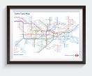 Taste Tube Map (TfL) A2 (594mm x 420mm)